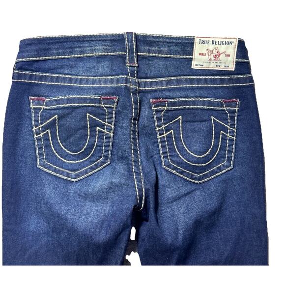 True Religion Halle Big T Dark Wash Denim Jeans Womens size 29 - Picture 9 of 12